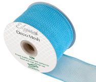 Eleganza Deco Mesh 63mm x 10m Lt. Blue No.25 - Organza / Fabric